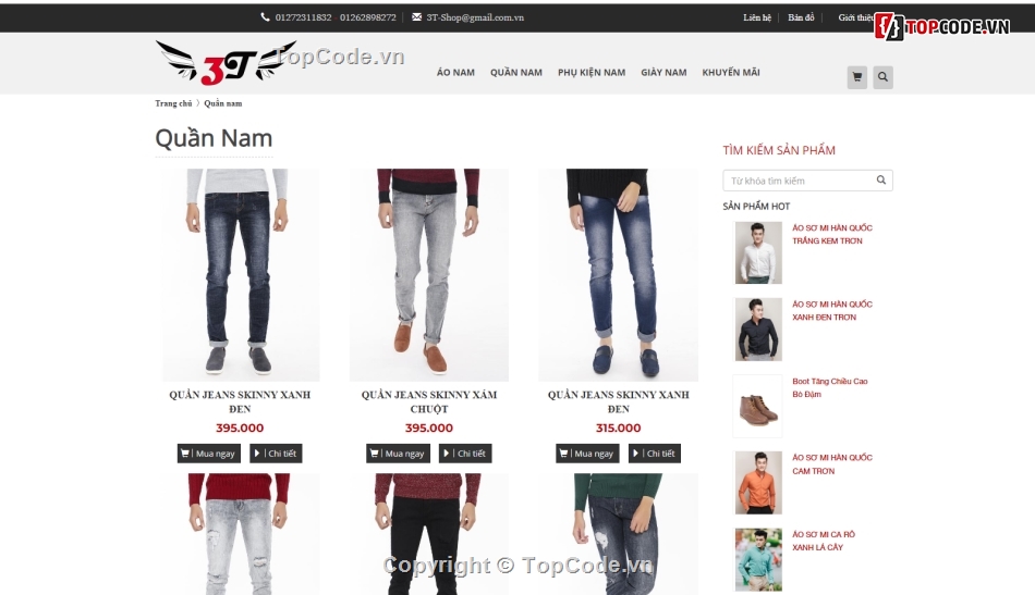 Đồ án web PHP,code đồ án web bán hàng bằng PHP,code bán áo quần,web bán quần áo,website thời trang,quần áo